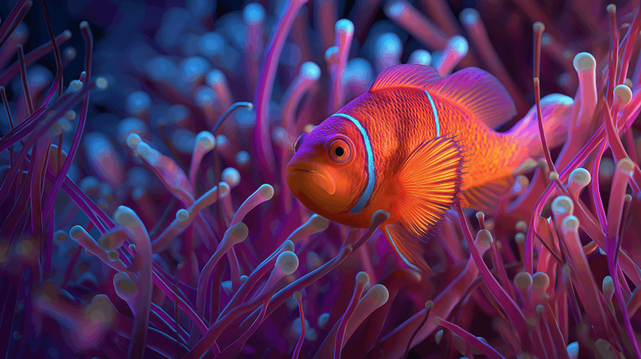 Vibrant Clownfish puzzle preview